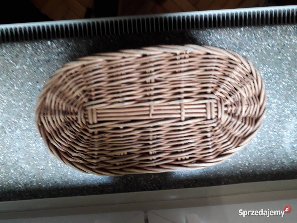 Koszyk wiklinowy owalny ok 28x16 głęboki na 17 małopolskie Kraków