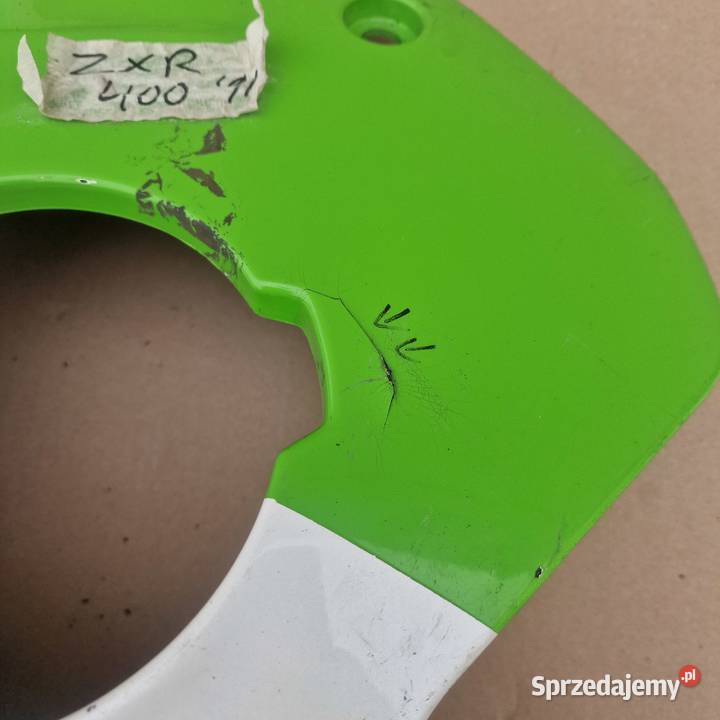 KAWASAKI ZXR 400 8903 BOK BOCZEK OWIEWKA LEWA Bieleń
