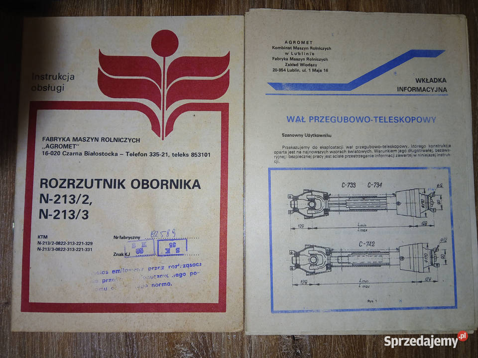 Rozrzutnik obornika 2 osiowy ładowność 4000 Markowa