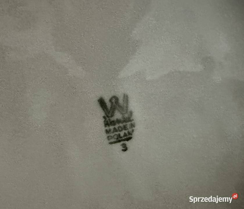 Talerze porcelanowe Wawel z lat PRLu Łódź