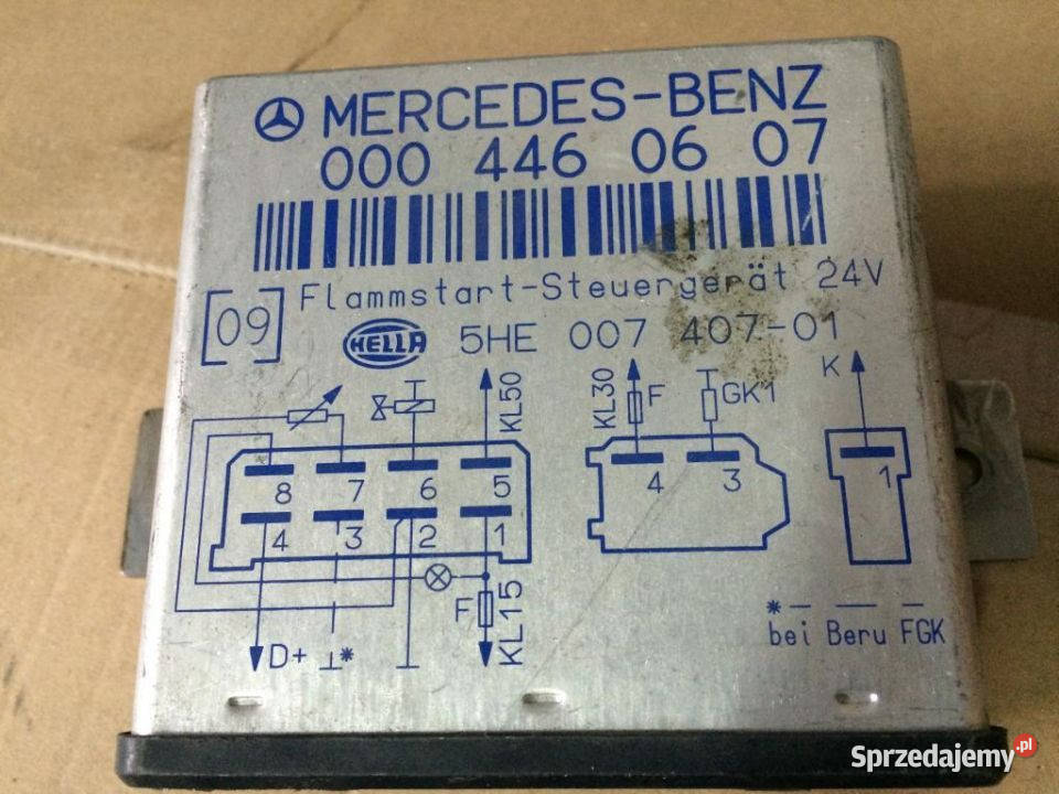 Sterownik Hella 5HE00740701 Mercedes 000 446 Maszewo