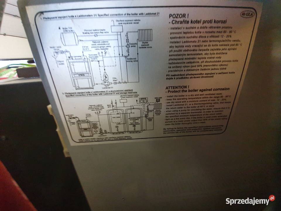 Piec ATMOS 40kw zgazowujący drewno i brykiet