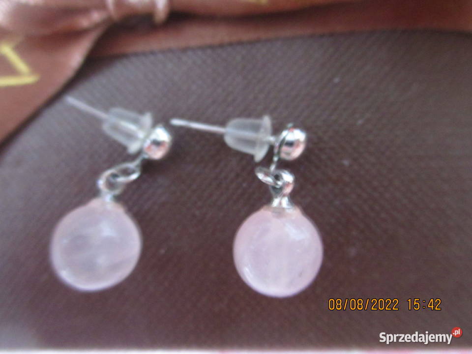 Kolczyki perełki różowe Kolczyki Warszawa