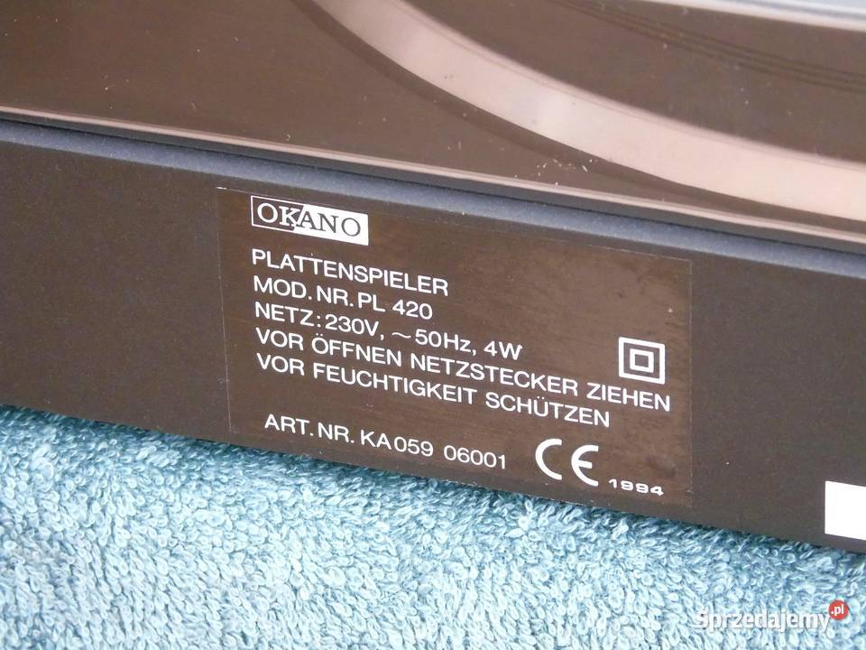Gramofon OKANO 420 igła ładny i sprawny DOSTAWA Jasło sprzedam