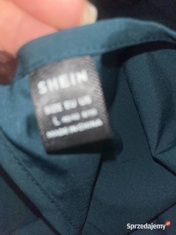 Shein sukienka butelkowa zieleń plisowana hit długi Choszczno sprzedam