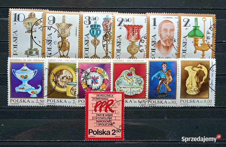 Znaczki polskie 1982 I kwartał łódzkie Leźnica Wielka