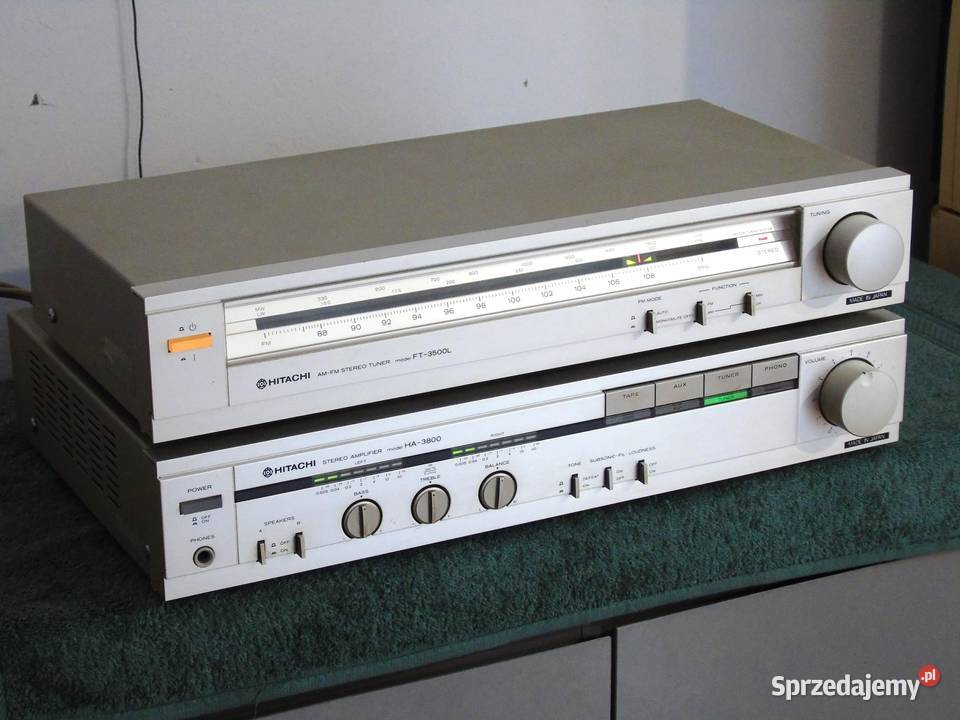 Wzmacniacz i Tuner Hitachi świetne stereo podkarpackie Jasło