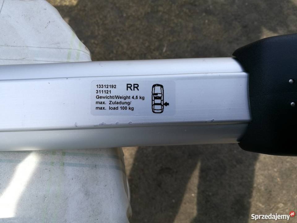 Orginalny Bagażnik Dachowy Opel Astra J 4 Thule łódzkie Zduńska Wola