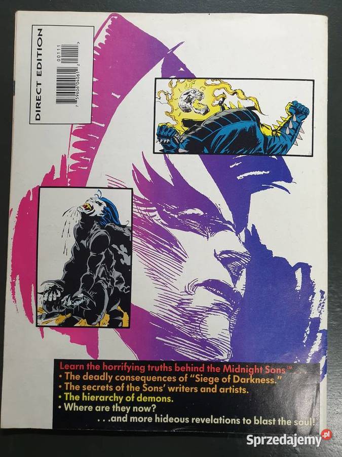 Ghost Rider The Midnight Sons Magazine 1993 Gdynia sprzedam