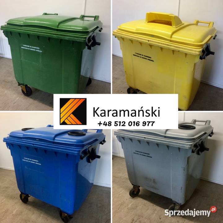 240 L 1100 L TRANSPORT Pojemniki na odpady Poznań