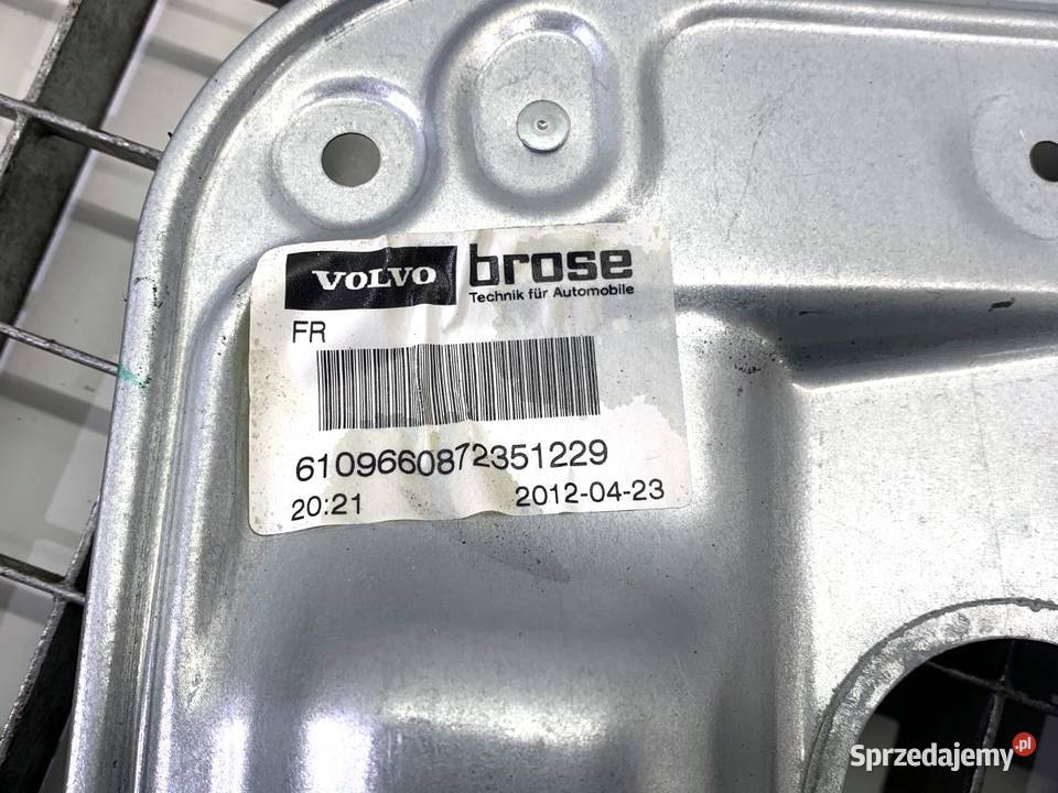 PODNOŚNIK SZYBY PRAWY PRZÓD VOLVO S80 II