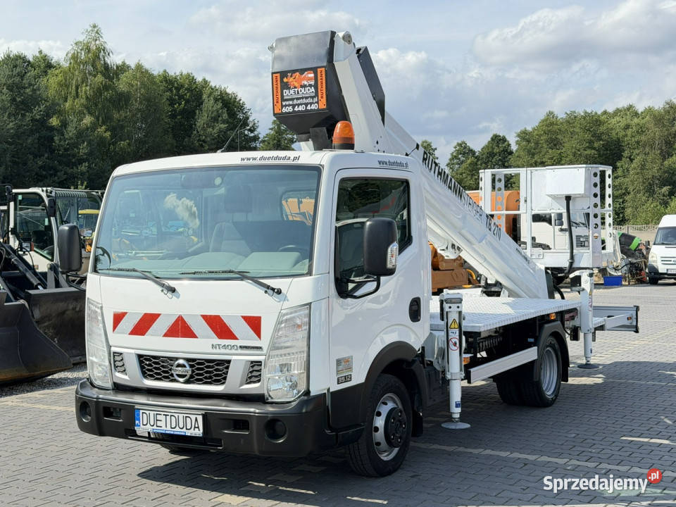 Nissan Cabstar Podnośnik Koszowy 27m RUTHMANN TB klimatyzacja Widełki