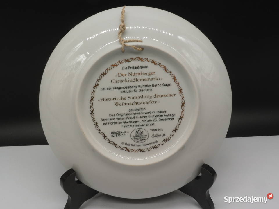 Talerz Kolekcjonerski Seltmann Vohenstrau
