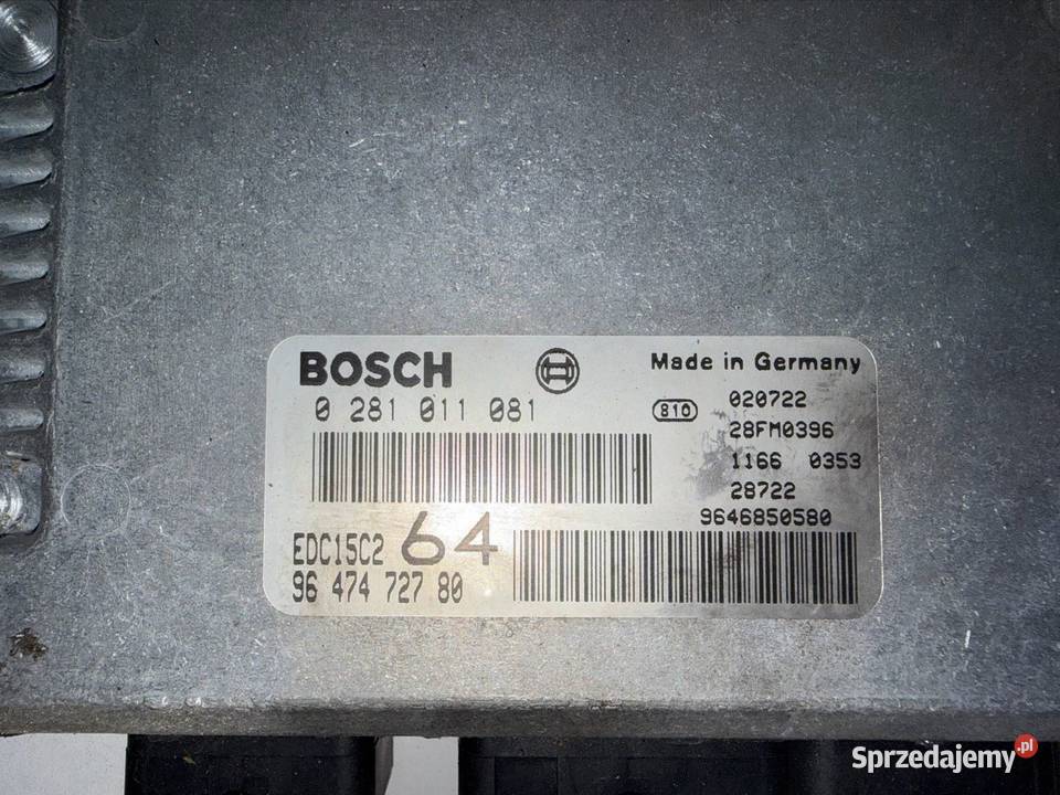 Komputer moduł Bosch 0 281 011 081 20hdi Ostrów Wielkopolski