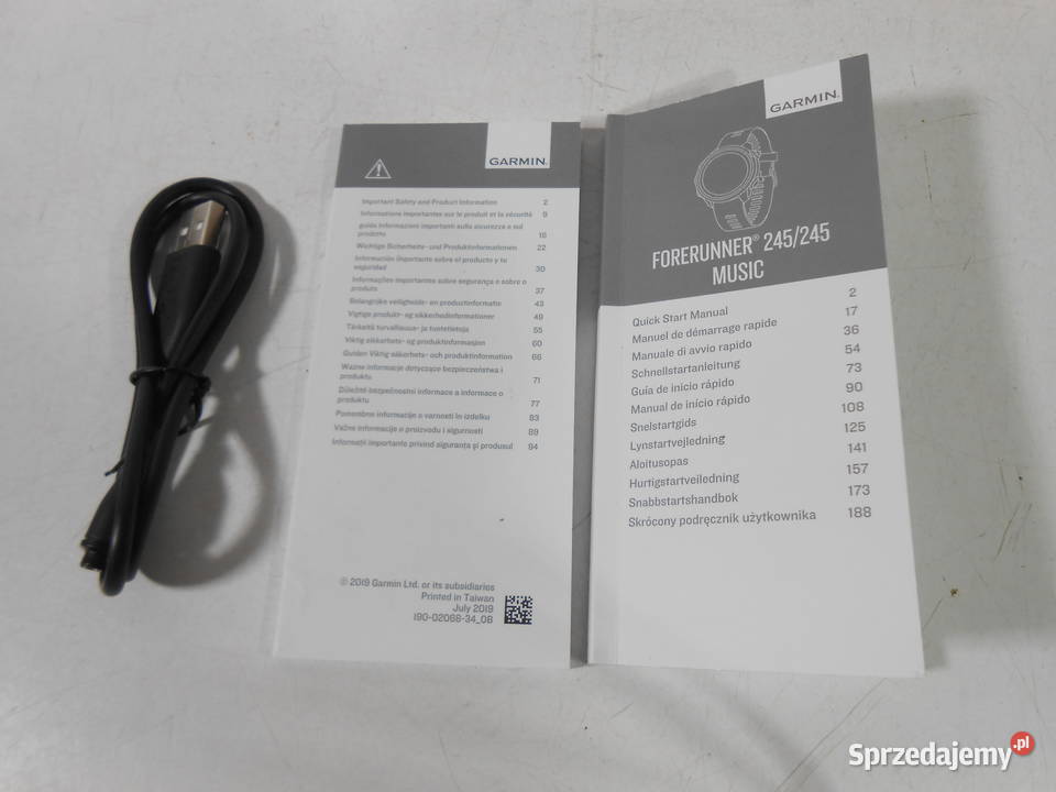 Zegarek Garmin Forerunner 245