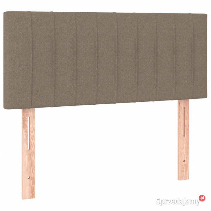 Łóżko kontynentalne z materacem taupe 120x190 mazowieckie Warszawa