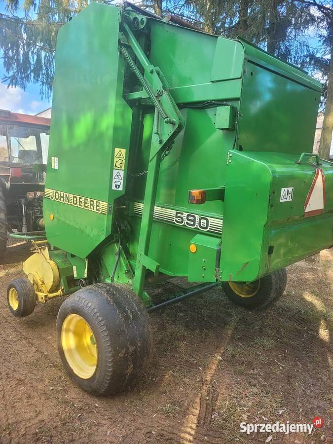 Prasa John Deere 590 Rozsiewacz nawozów sulky Rolujące (belujące) mazowieckie Nur