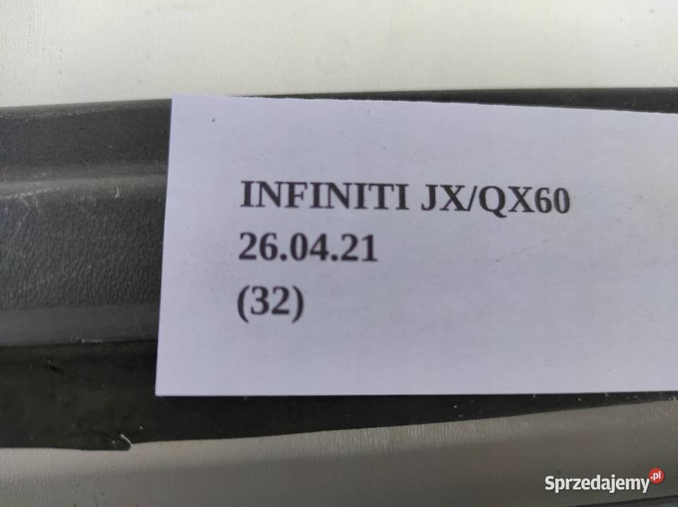 OSŁONA ZAŚLEPKA SZYNY FOTELA PRAWA INFINITI QX60 Nowy Tomyśl