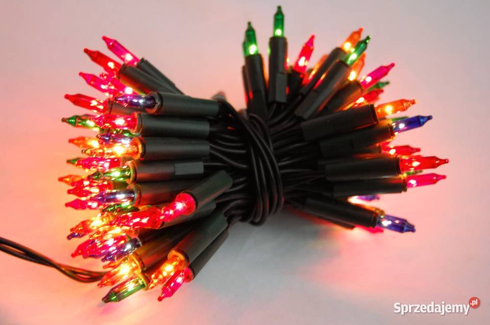 Lampki choinkowe tradycyjne multicolor 100 diod Lublin