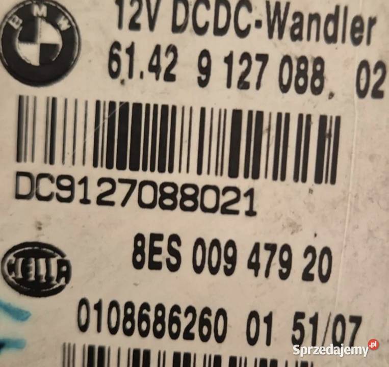 MODUŁ DCDC NAPIĘCIA MINI ONE COOPER R56 BMW E87 Działoszyce