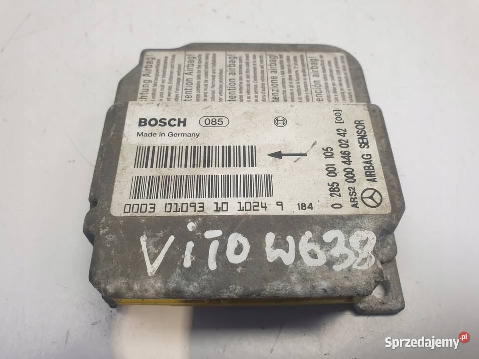 Mercedes VITO W638 MODUŁ PODUSZEK 0004460242