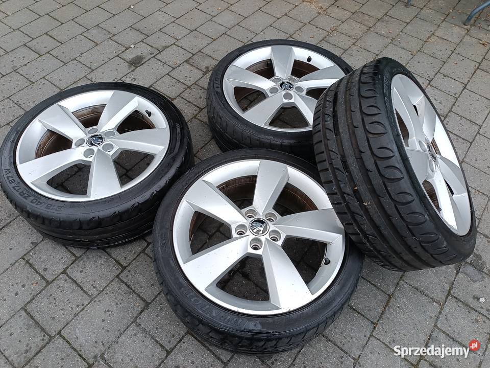 Sprzedam komplet felg aluminiowych Skoda Rapid wielkopolskie Posada