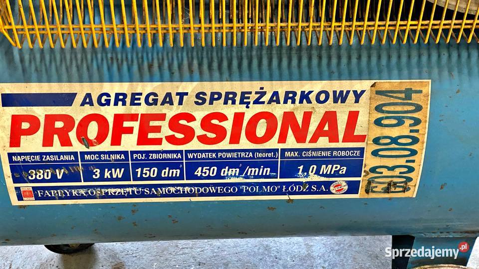 Agregat sprężarkowy AS polmo Łódź Justynów
