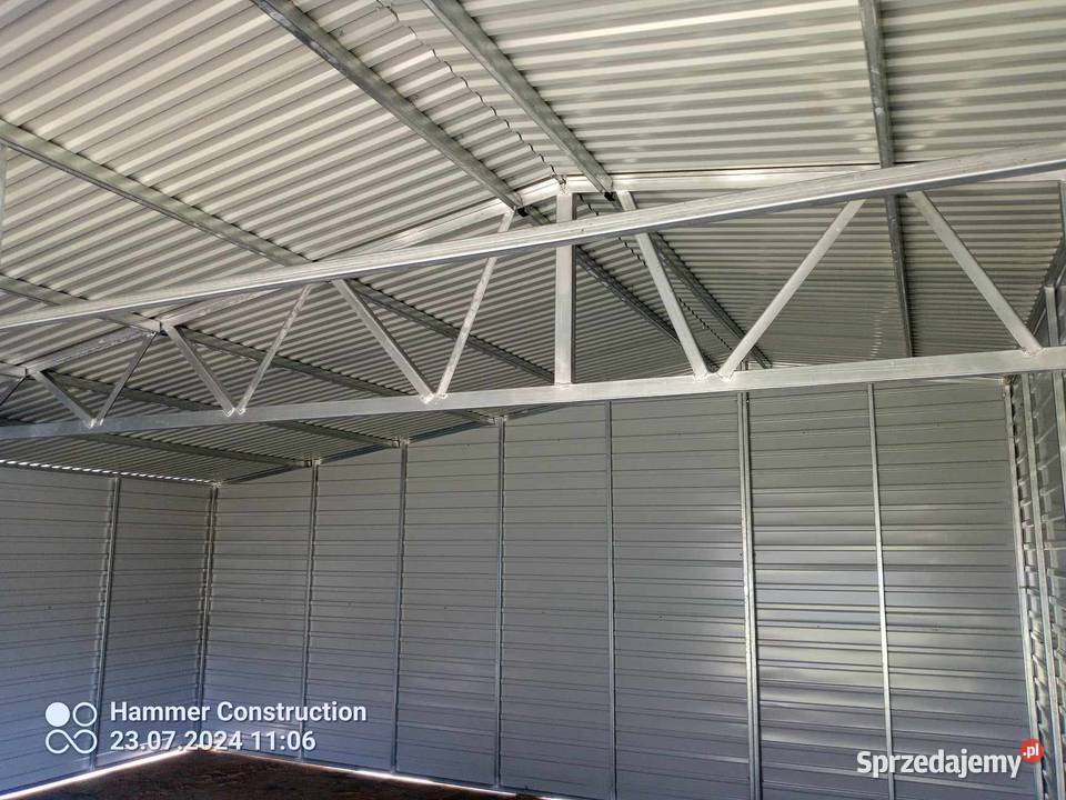 Garaż blaszany PROMOCJA Zimowa Producent SZYBKA Sprzedaż Bydgoszcz sprzedam