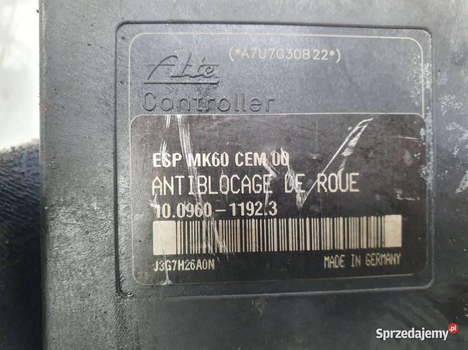 POMPA ABS HAMULCOWA PEUGEOT 207 SW 9664383680 Lipno sprzedam