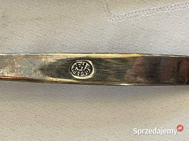 Zestaw 6 platerowanych łyżeczek z Warszawskiej Kraków