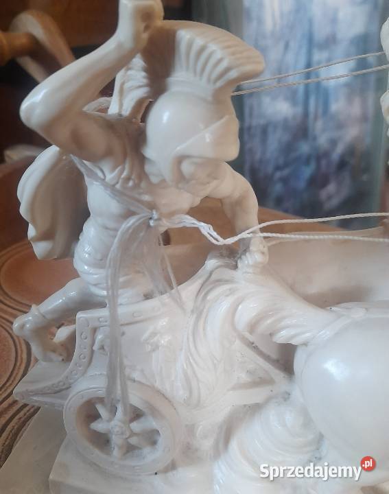 Posąg rzymski gladiator z rydwanem Amilcare Białystok sprzedam
