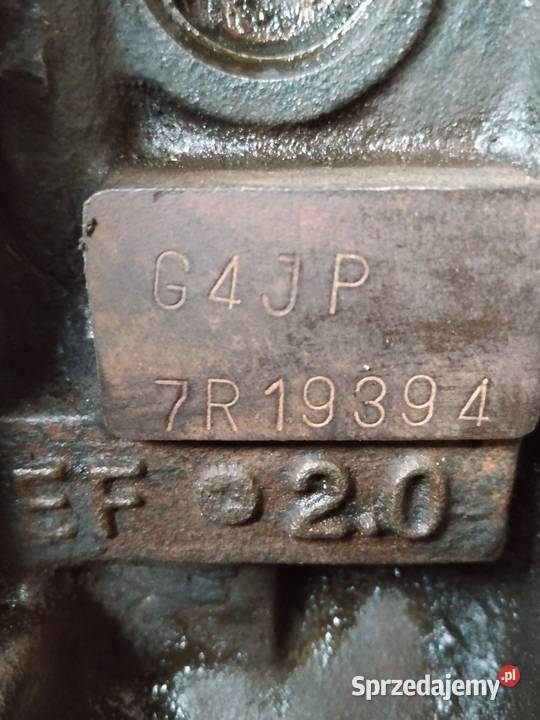 Silnik Hyundai Sonata 20 16v G4JP Rok produkcji 2004 Wojsławice