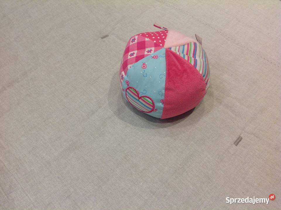 Piłka kolorowa pluszowa z dzwoneczkiem 16 Nowa Sól