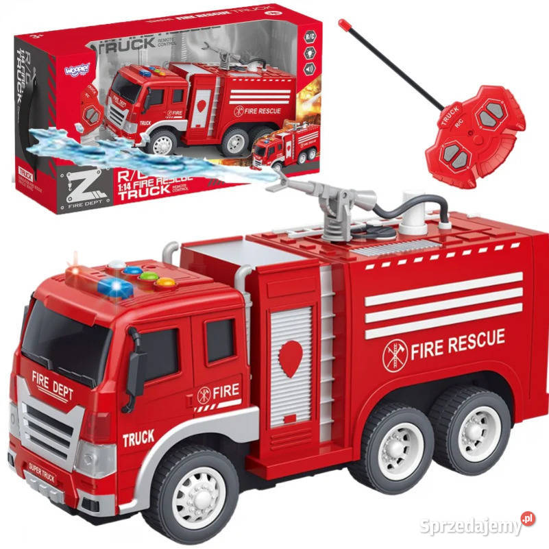 WOOPIE Zdalnie Sterowane Auto Wóz Strażacki RC Kraków