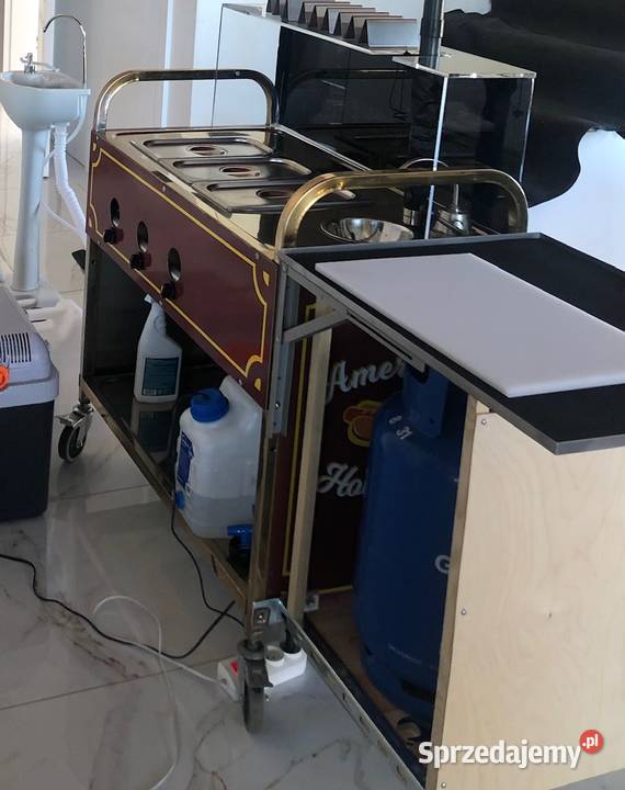 Wózek gastronomiczny do hotdogów