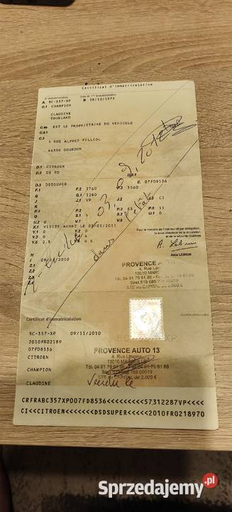 Sprzedam Citroen DS 21 super DS sprzedam