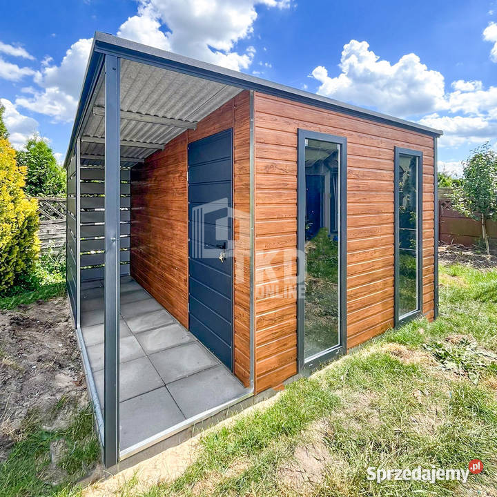 Schowek Domek ogrodowy 2x3m wiata 1m Drzwi 2x Żnin sprzedam