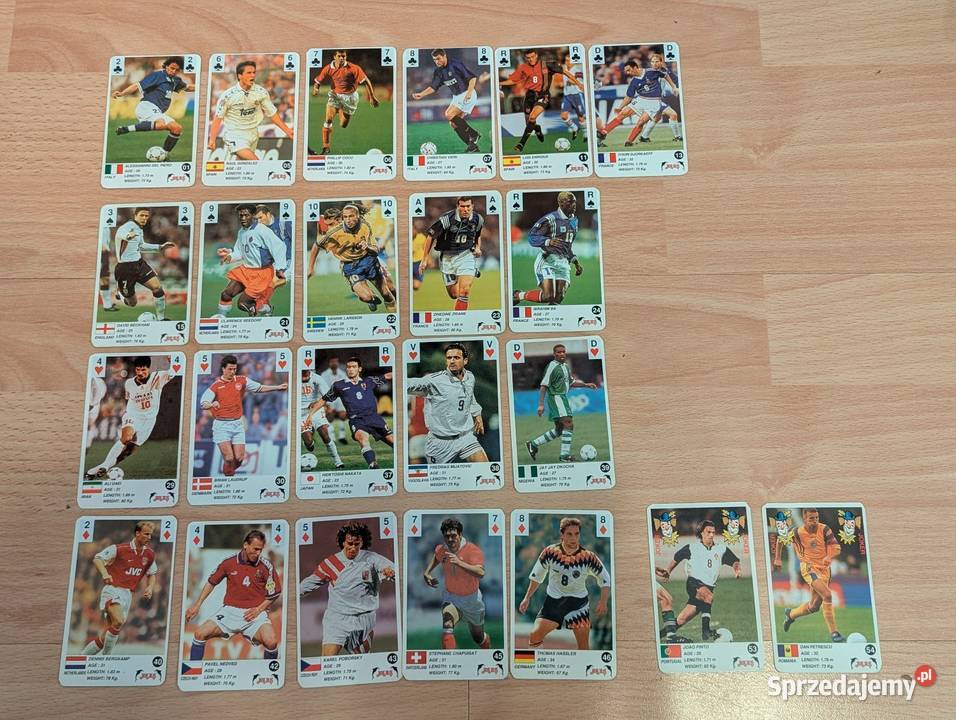 Karty Champions AKAS Niebieskie 2001 Football 23 Gdynia
