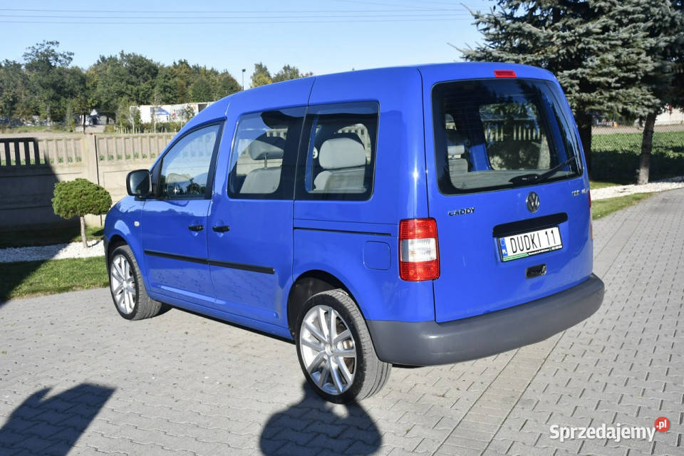 Volkswagen Caddy 16benz MPI 5 niebieski łódzkie Kutno