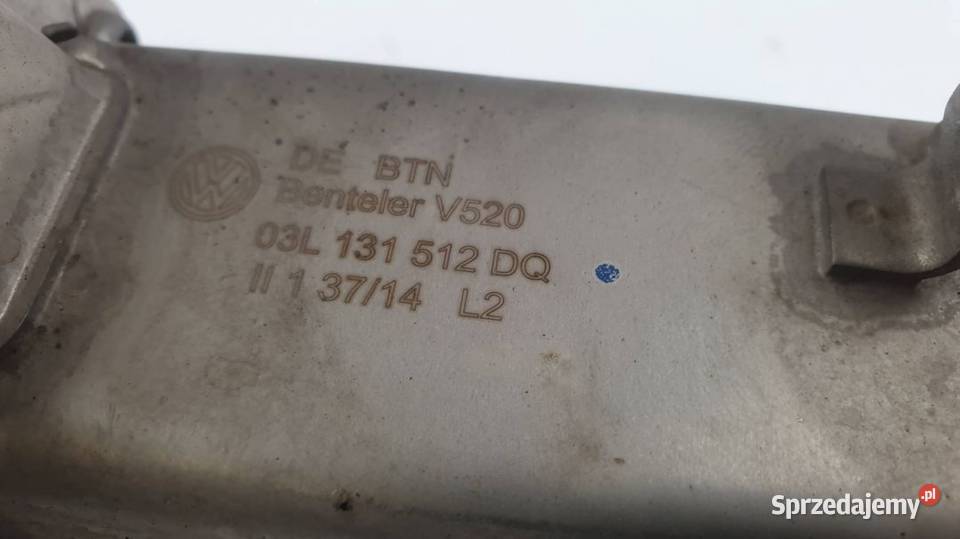 CHŁODNICZKA SPALIN 03L131512DQ C SUPERB II