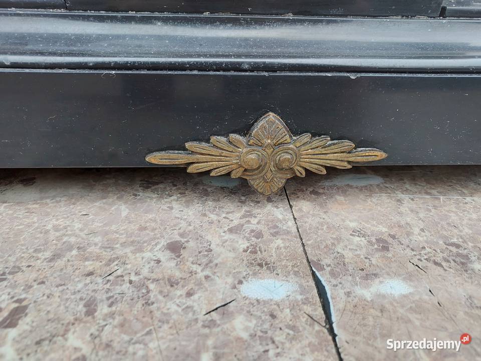 S114 Obudowa marmur starego zegara kominkowego Tczew