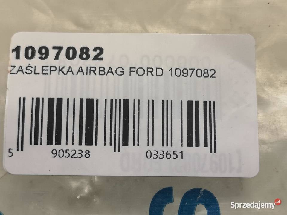 OSŁONA PODUSZKI AIRBAG FORD KA 2008 NOWA ORYG