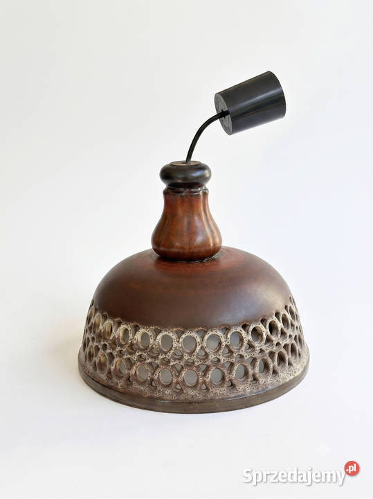 Lampa wisząca ceramiczna West Germany lata 60 Zielona Góra