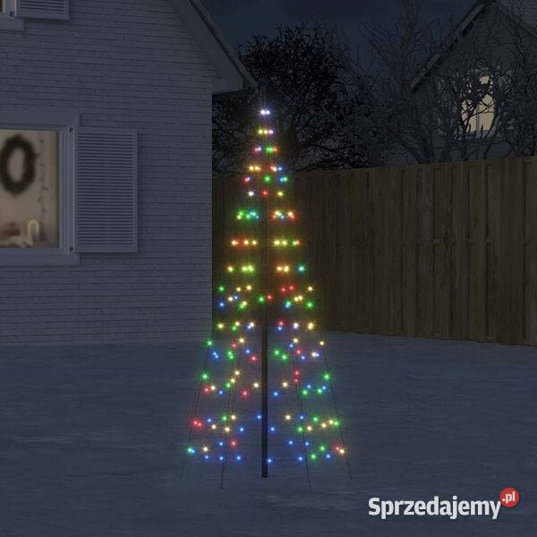 vidaXL Choinka LED na maszcie 200 diod LED Warszawa