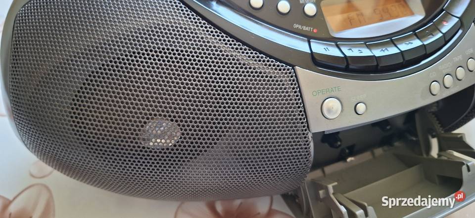 Radiomagnetofon Sony CFDRS60CP CD USB stan Kielce sprzedam