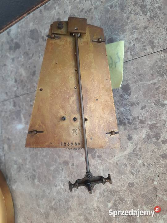 467 Mechanizm zegara Lenzkirch 1875r chodzik Tczew