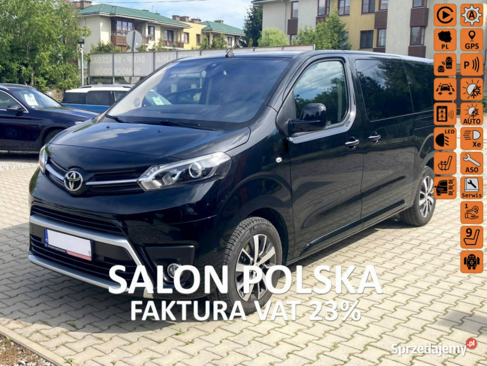 Toyota Proace Verso Salon Polska FV 23 lakier metallic ProAce Verso Konstancin-Jeziorna