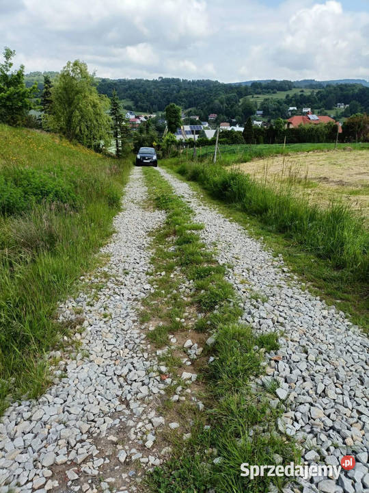 Działka pod zabudowę z piękną panoramą w 23m podkarpackie Domaradz