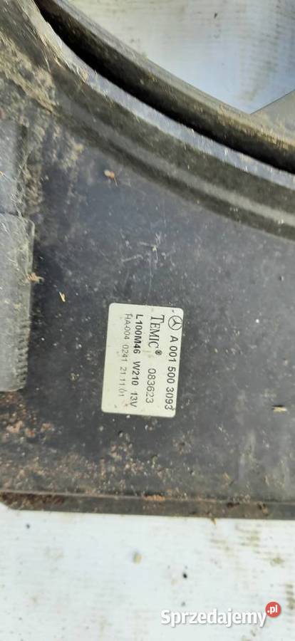 MERCEDES W 210 E KLASA WENTYLATOR CHŁODNICY Układ chłodzenia dolnośląskie Siechnice sprzedam