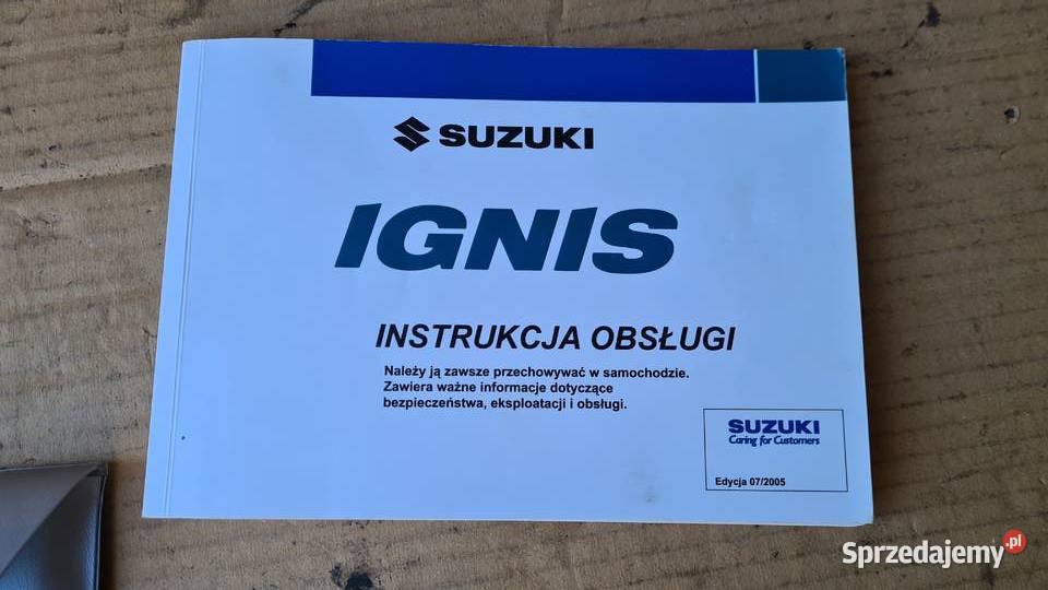 Suzuki Ignis 2 MH 0307 książka serwisowa osobowe Legnica